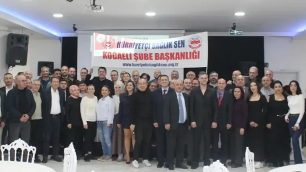 Hürriyetçi Sağlık-Sen, Kocaeli Şubesi’ni resmen kurdu.