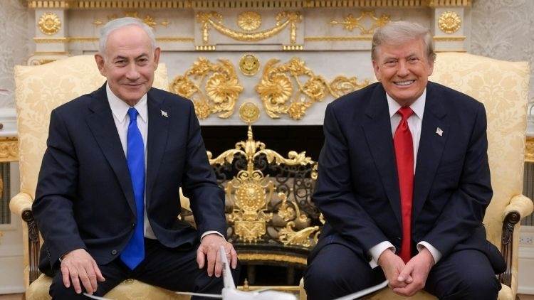 Trump netanyahu ile beyaz sarayda gorustu bI5LOMCI